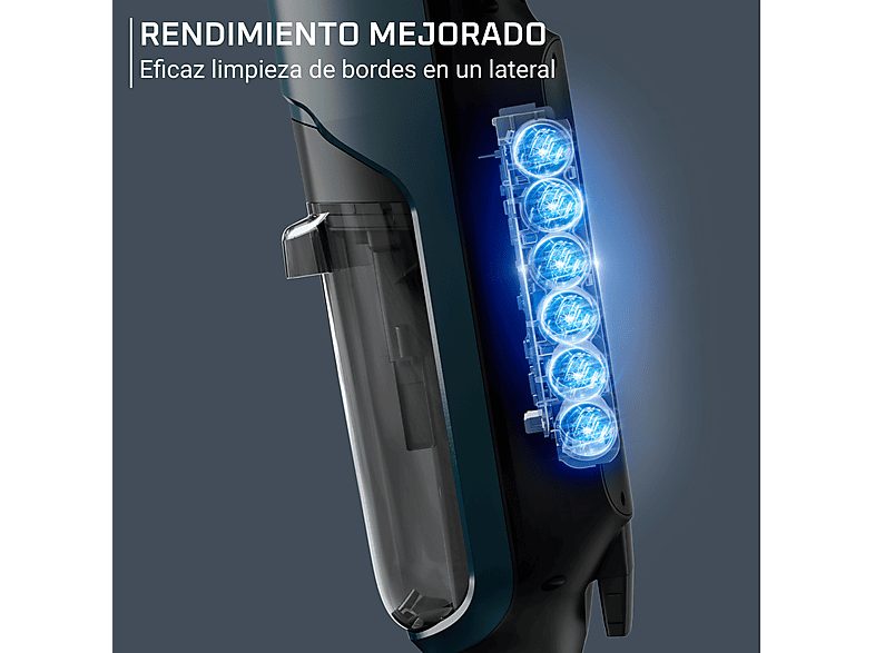 Fregona eléctrica - Rowenta X-Clean 2 GZ2251, Wet & dry, 35 min autonomía, Modos ECO/MAX, Ligera, 2 en 1, Aspira y friega, Autolimpieza, 120 W, Negro — foto 4