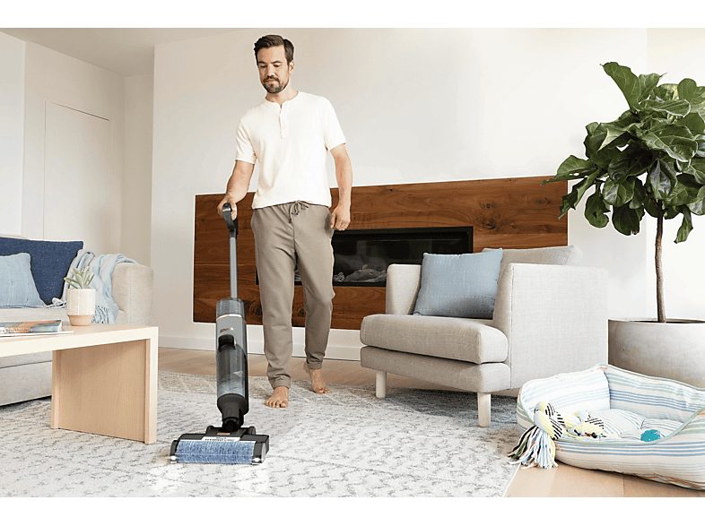 Fregona eléctrica - Shark WD210EU, 170W, 25 min Autonomía, Luces LED, Cepillo Giratorio Antimicrobiano, Gris — foto 7