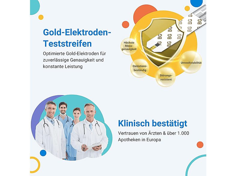 Glucómetro - FORA 6 Connect 4 en 1 con 4 paquetes de tiras reactivas, púrpura — foto 6