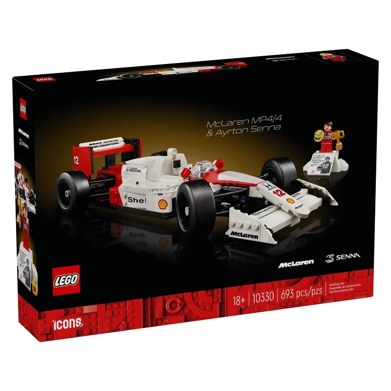 LEGO 10330 McLaren MP4/4 y Ayrton Senna
