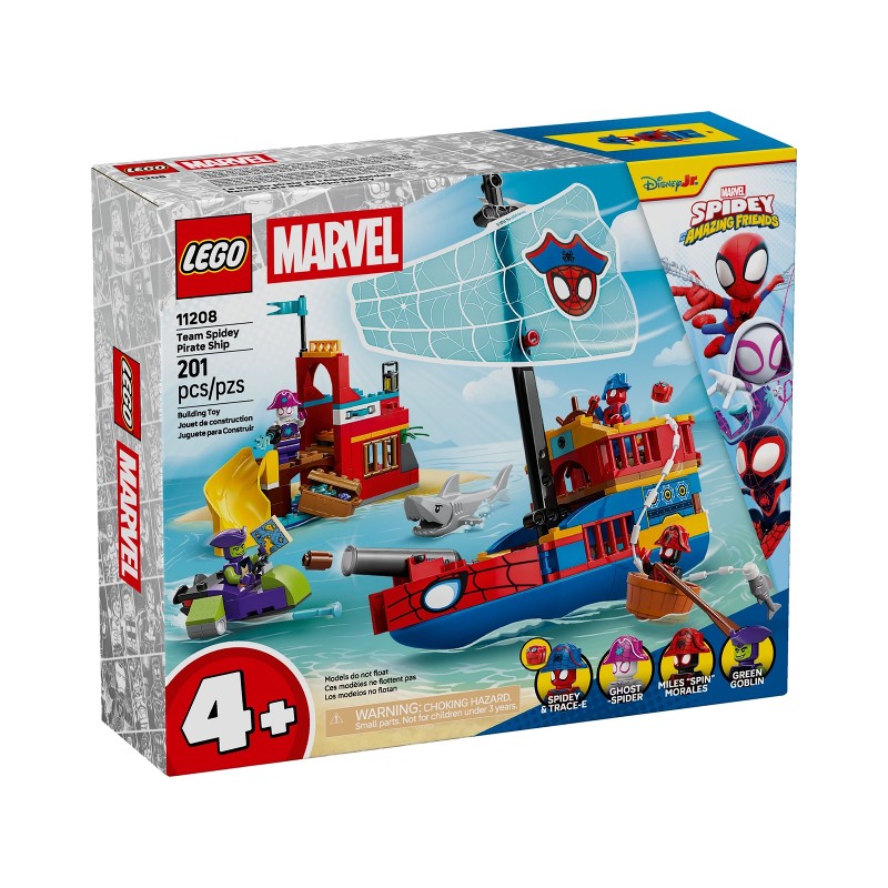 LEGO 11208 Barco Pirata del Equipo Spidey