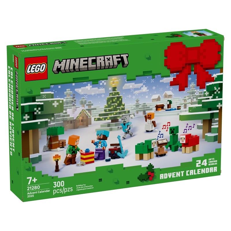 LEGO 21280 Calendario de Adviento 2025, Minecraft