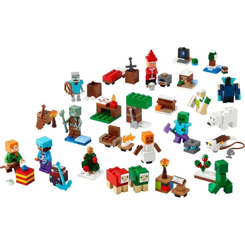 LEGO 21280 Calendario de Adviento 2025, Minecraft — foto 2