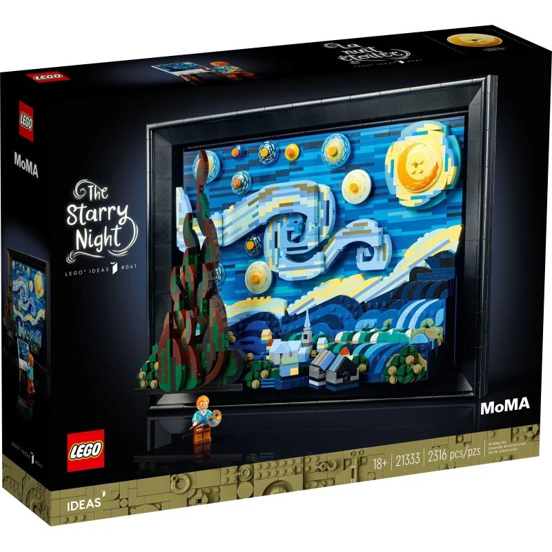 LEGO 21333 Vincent van Gogh: La Noche estrellada — foto 3