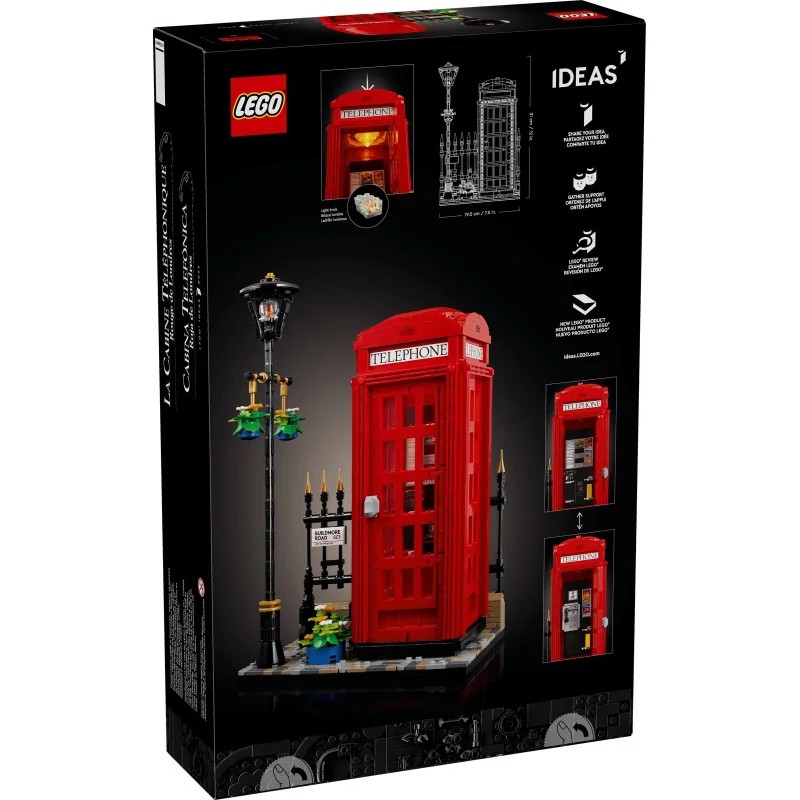 LEGO 21347 Cabina Telefónica Roja de Londres — foto 8
