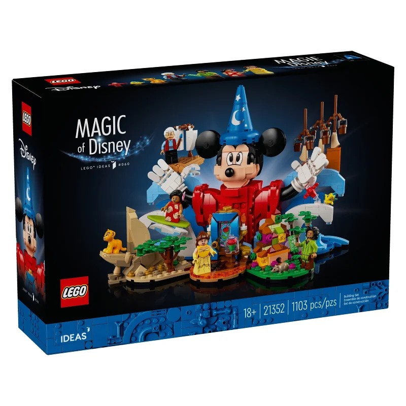 LEGO 21352 Magia Disney