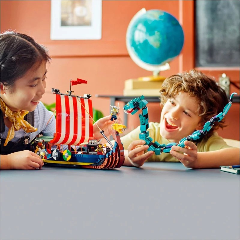 LEGO 31132 Barco Vikingo y Serpiente Midgard — foto 10