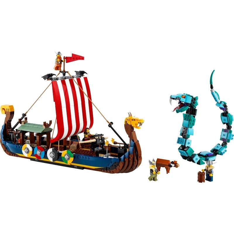 LEGO 31132 Barco Vikingo y Serpiente Midgard — foto 2