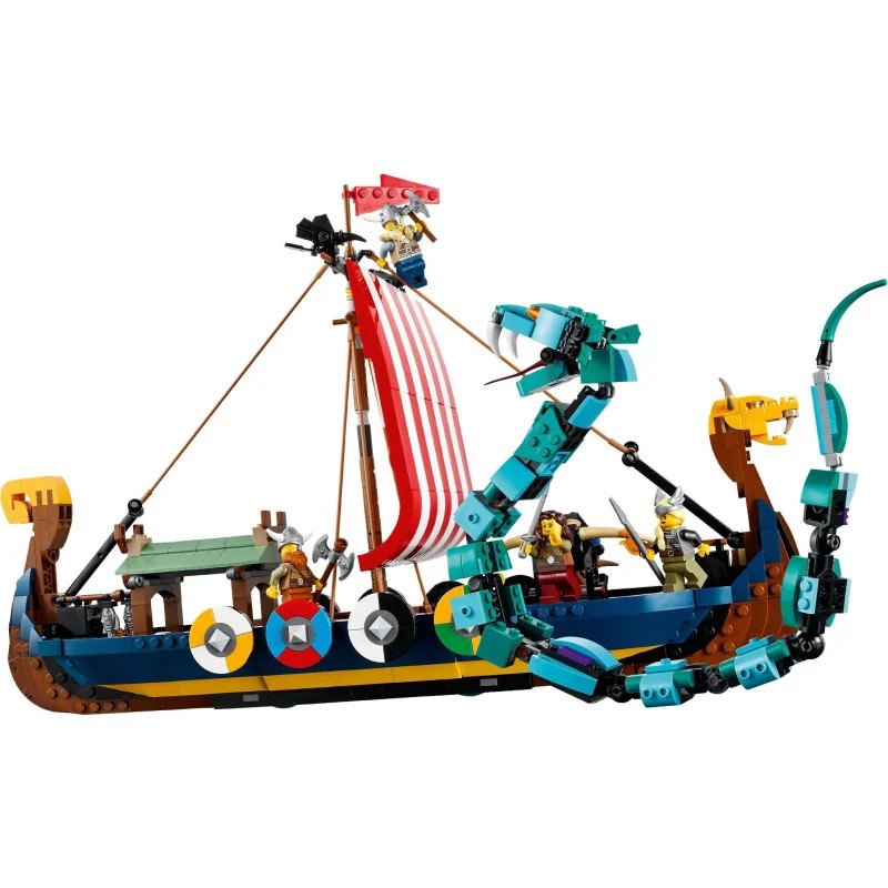 LEGO 31132 Barco Vikingo y Serpiente Midgard — foto 4