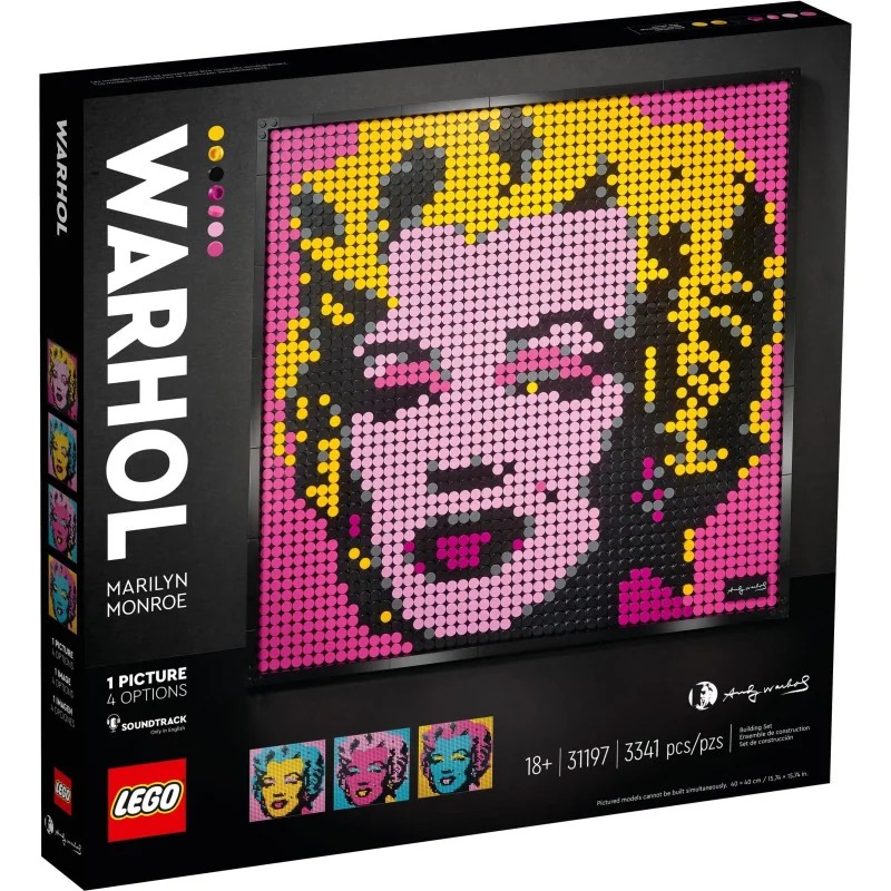 LEGO 31197 Andy Warhol’s Marilyn Monroe — foto 3