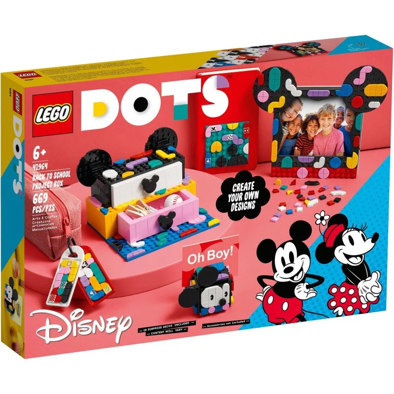 LEGO 41964 Mickey Mouse y Minnie Mouse: Caja de Proyectos de Vuelta al Cole — foto 3