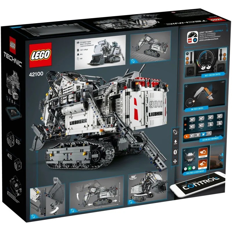 LEGO 42100 excavadora Liebherr R 9800 — foto 8