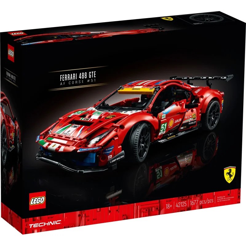LEGO 42125 Ferrari 488 GTe AF Corse 51 — foto 3