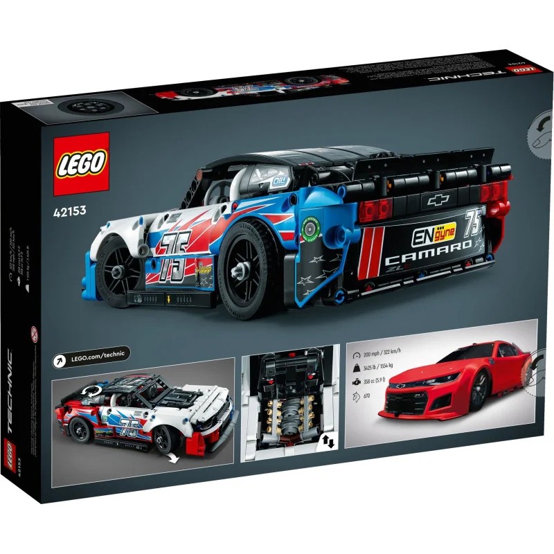 LEGO 42153 NASCAR Next Gen Chevrolet Camaro ZL1 — foto 8