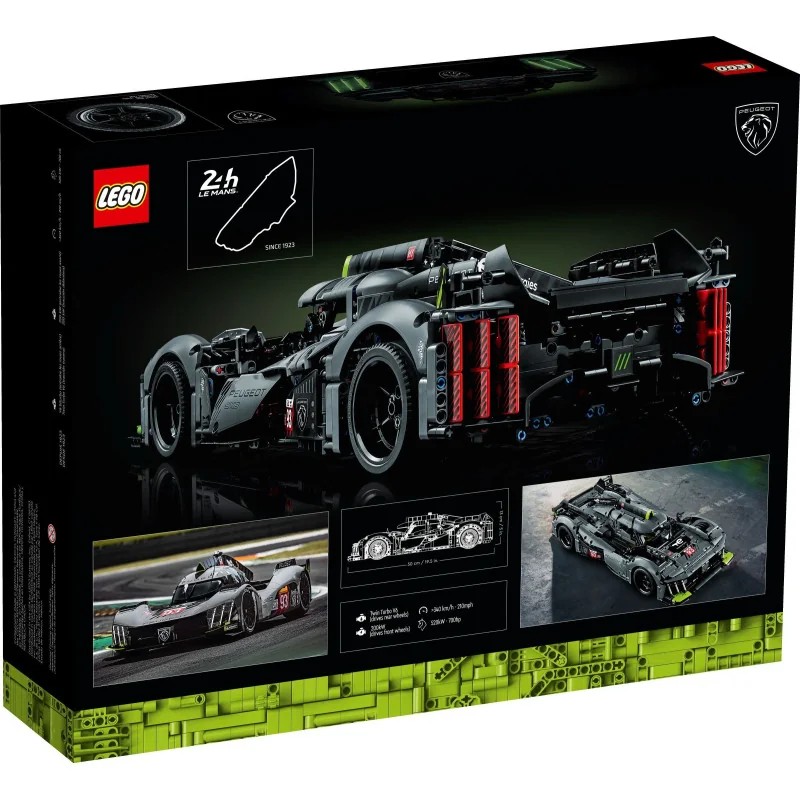 LEGO 42156 PEUGEOT 9X8 24H Le Mans Hybrid Hypercar — foto 3