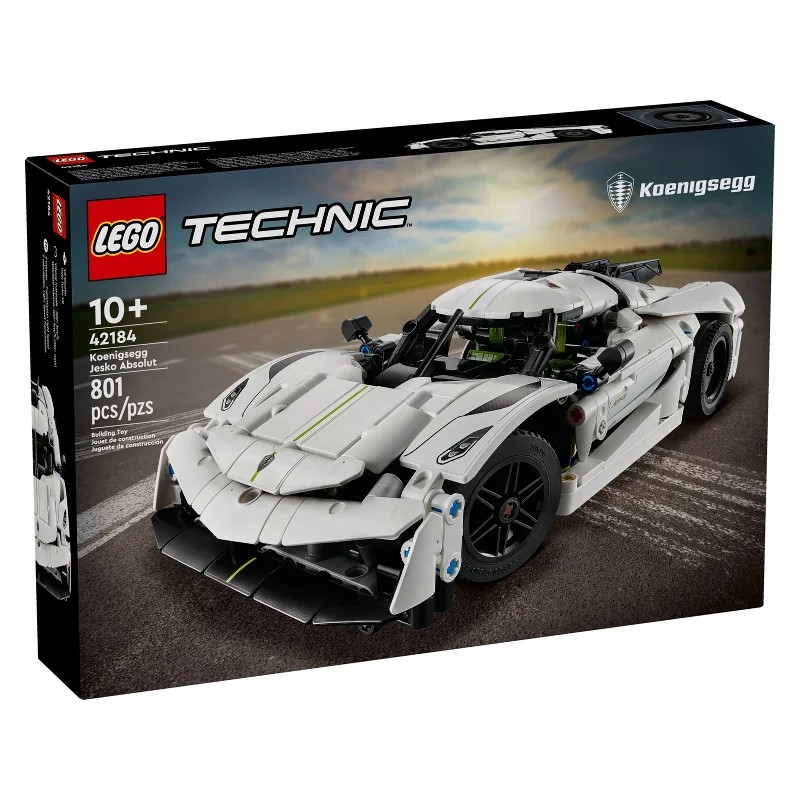 LEGO 42184 Hipercoche Koenigsegg Jesko Absolut Blanco