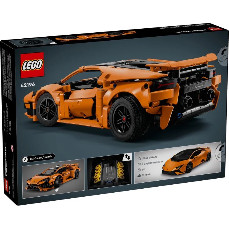 LEGO 42196 Lamborghini Huracán Tecnica Naranja — foto 8
