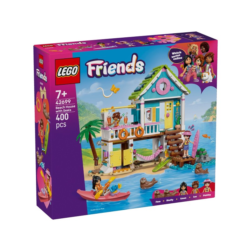 LEGO 42699 Casa en la Playa con Focas