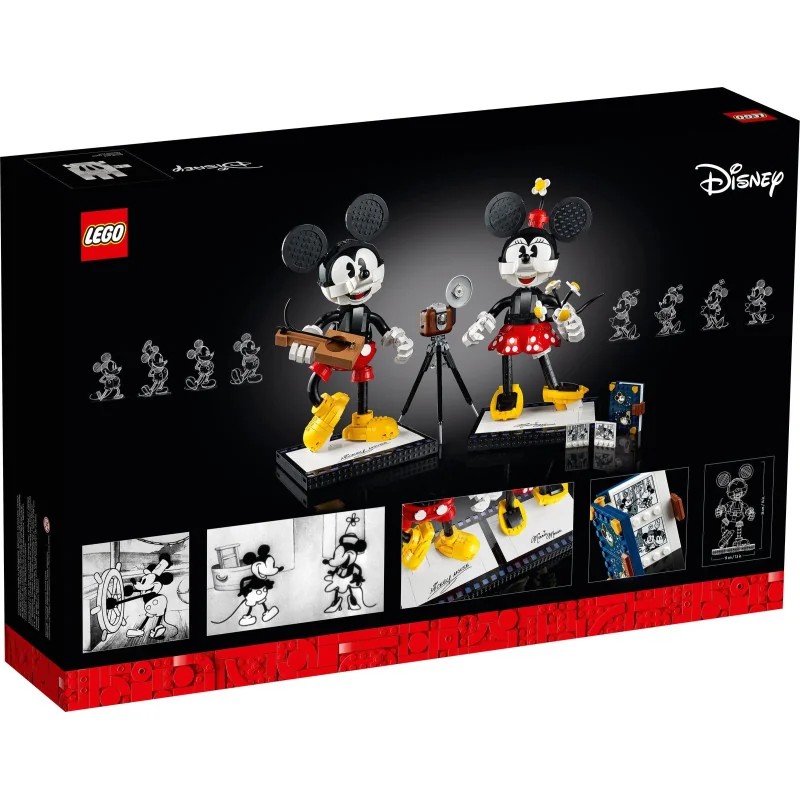 LEGO 43179 Personajes Construibles: Mickey Mouse y Minnie Mouse — foto 13