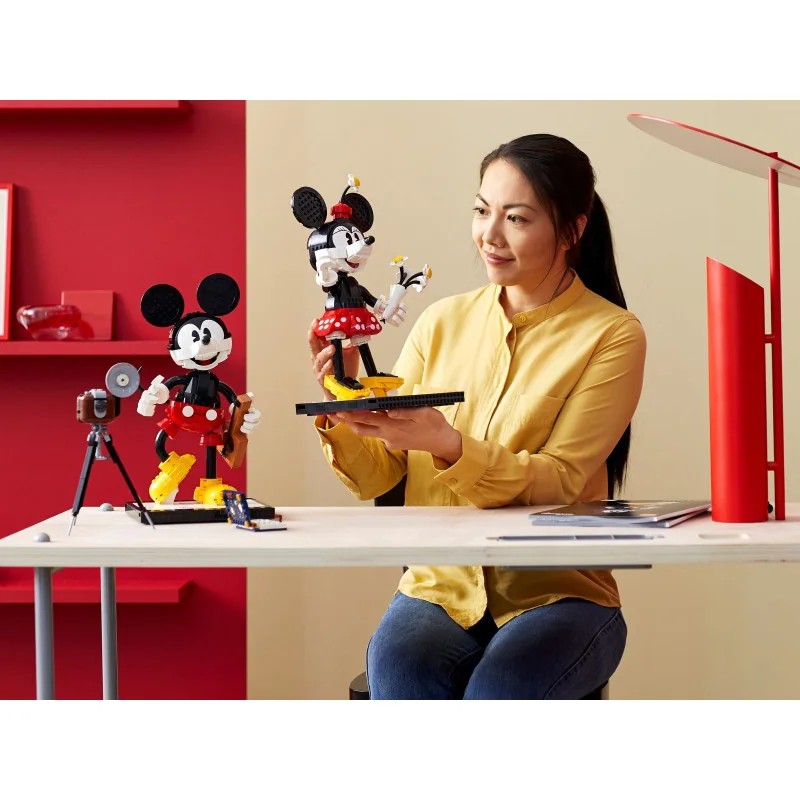 LEGO 43179 Personajes Construibles: Mickey Mouse y Minnie Mouse — foto 16