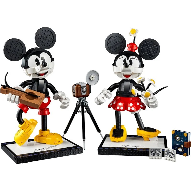 LEGO 43179 Personajes Construibles: Mickey Mouse y Minnie Mouse — foto 4