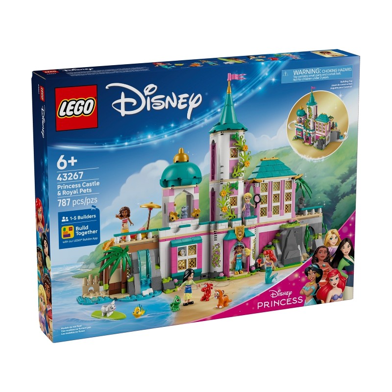 LEGO 43267 Castillo de las Princesas y Mascotas Reales