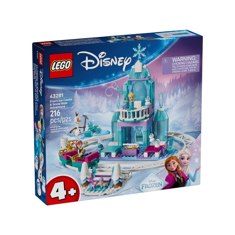 LEGO 43281 Castillo de Hielo de Elsa y Aventura en la Nieve