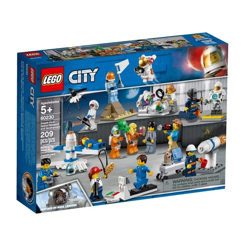 LEGO 60230 Pack de Minifiguras: Investigación y Desarrollo espacial