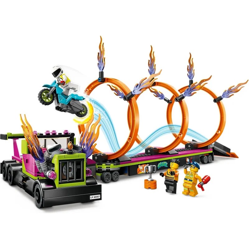 LEGO 60357 Desafío Acrobático: Camión y Anillos de Fuego — foto 4