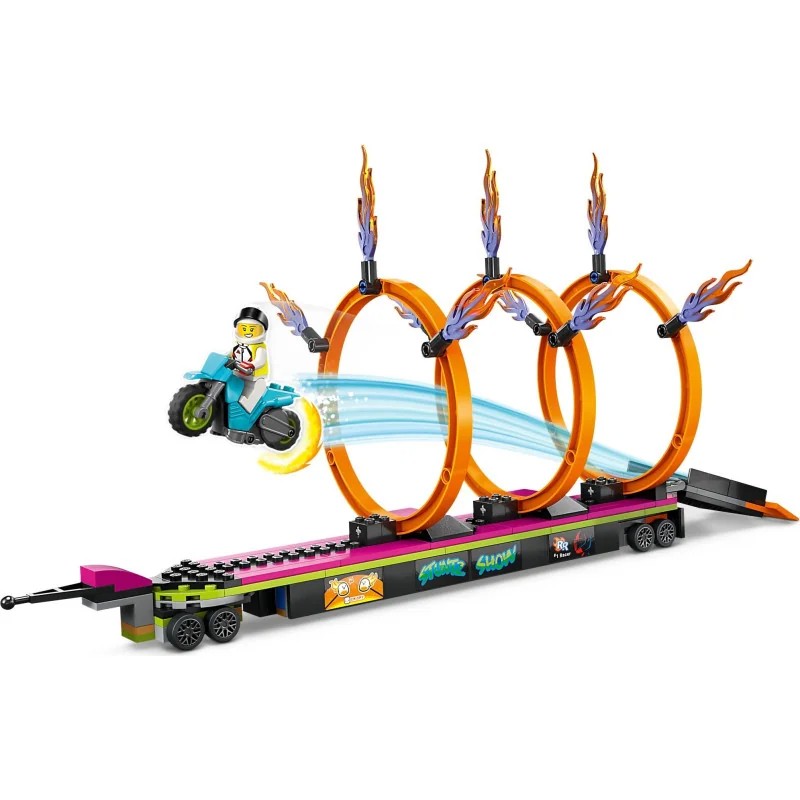 LEGO 60357 Desafío Acrobático: Camión y Anillos de Fuego — foto 5