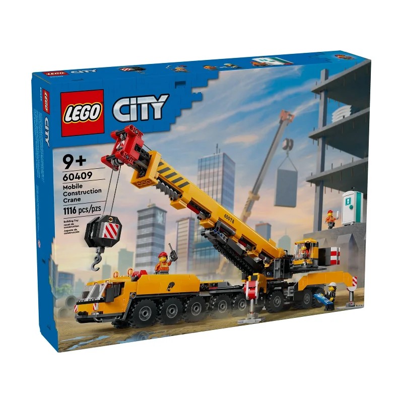 LEGO 60409 Grúa de Obra Móvil Amarilla