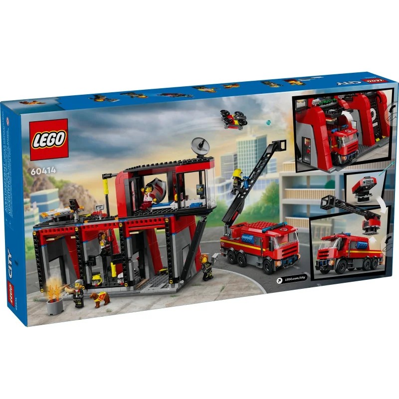 LEGO 60414 Parque de Bomberos con Camión de Bomberos — foto 9