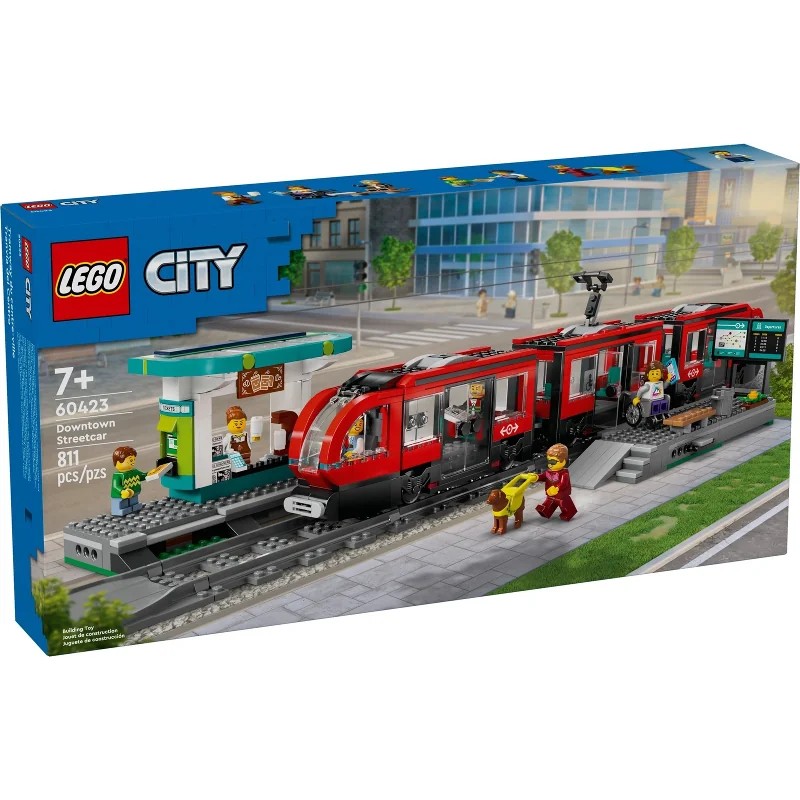 LEGO 60423 Tranvía y Estación del Centro