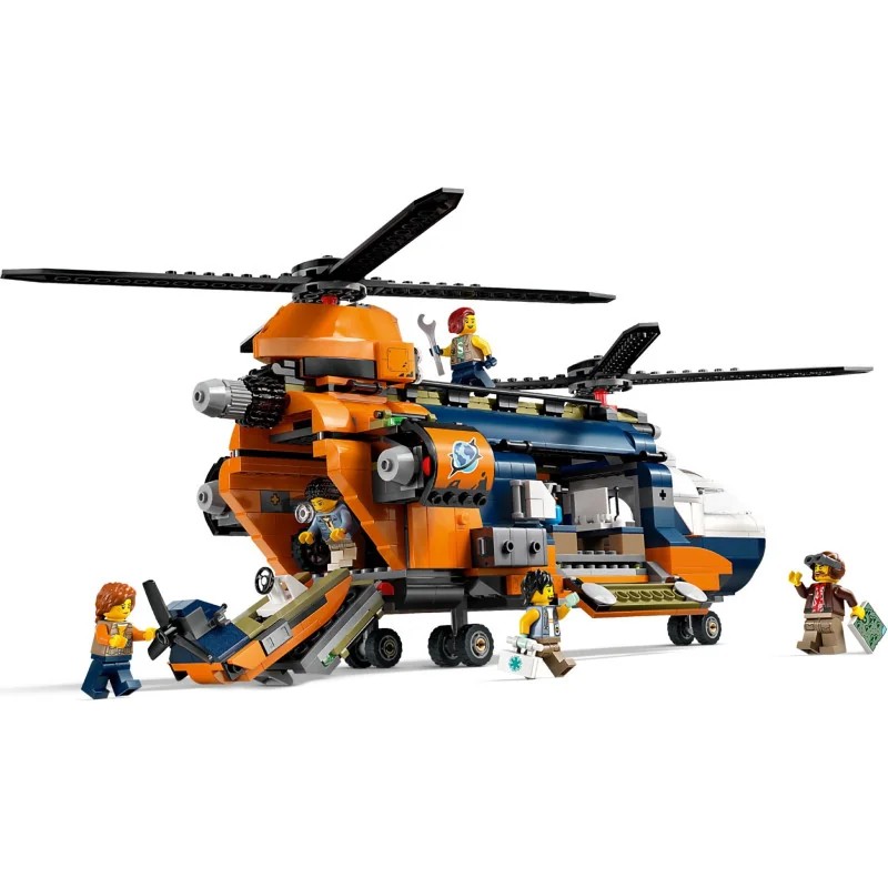 LEGO 60437 Exploradores de la Jungla: Helicóptero en Campamento Base — foto 3