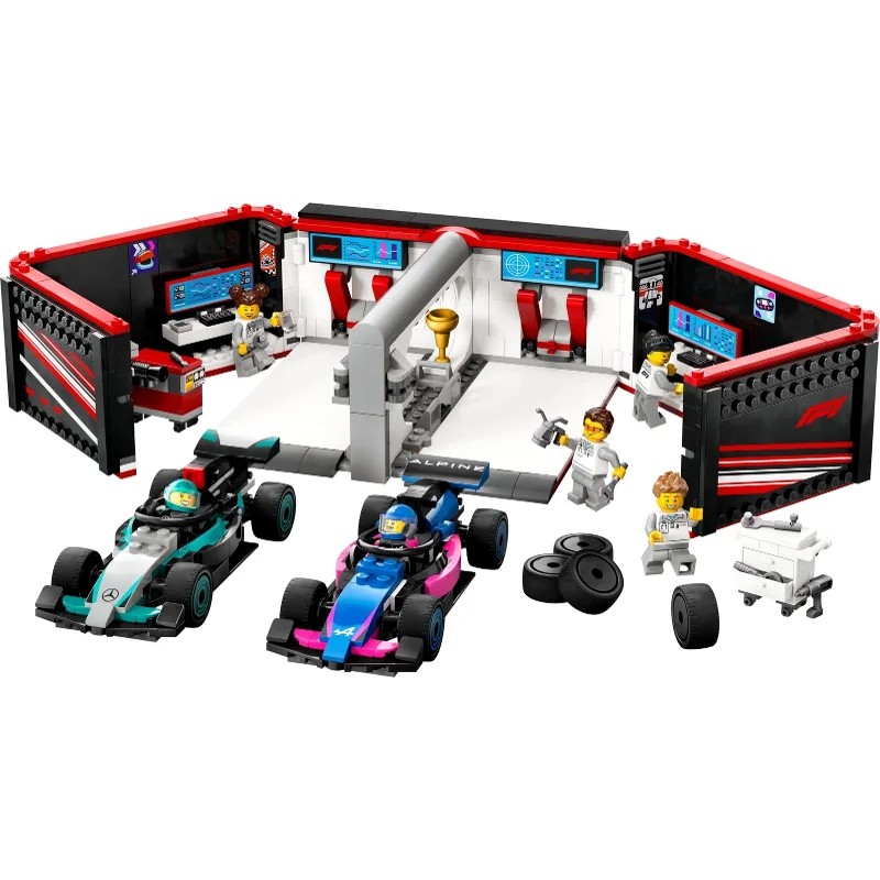 LEGO 60444 Garaje de F1 con Coches Mercedes-AMG y Alpine — foto 2