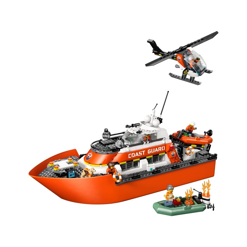 LEGO 60504 Barco y Helicóptero de Rescate de Guardacostas — foto 2
