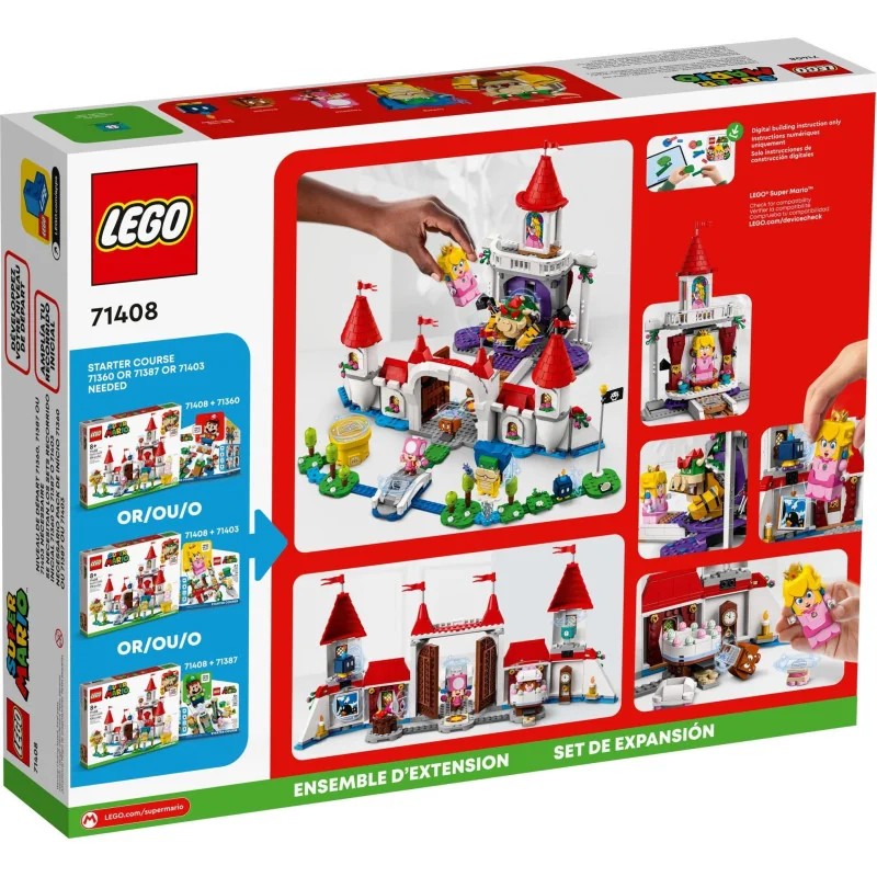 LEGO 71408 Set de expansión: Castillo de Peach — foto 6