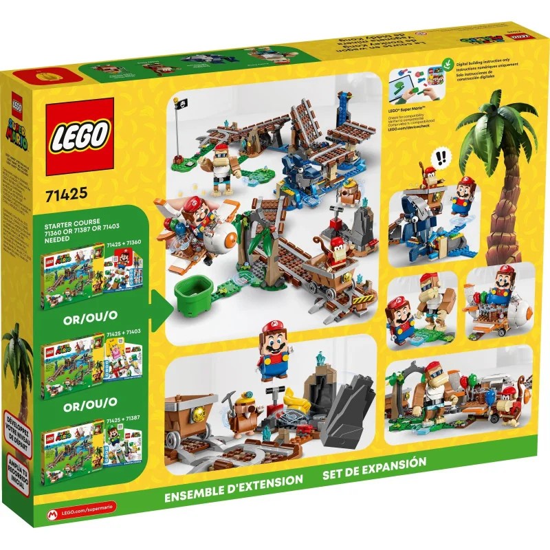 LEGO 71425 Set de expansión: Vagoneta minera de Diddy Kong — foto 2
