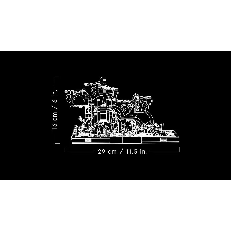 LEGO 75330 Diorama: entrenamiento Jedi en Dagobah — foto 7