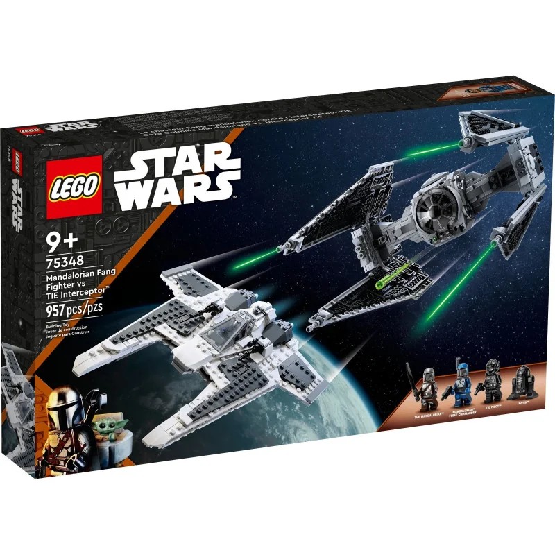 LEGO 75348 Caza Colmillo Mandaloriano vs. Interceptor TIe