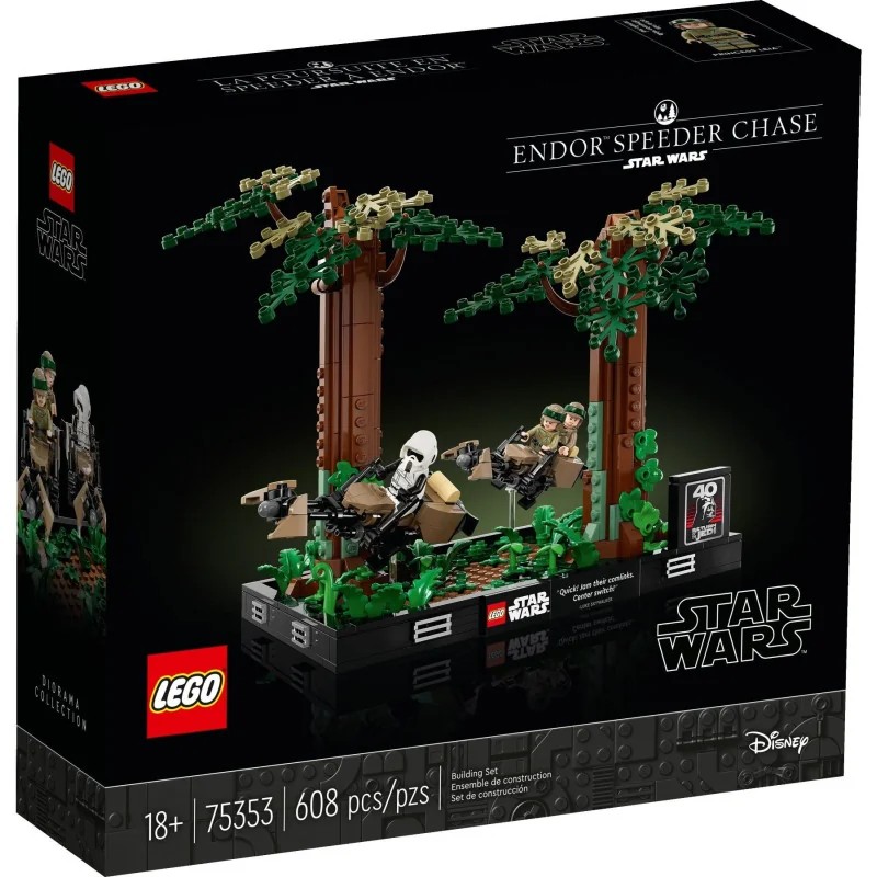 LEGO 75353 Diorama: Duelo de Speeders en endor