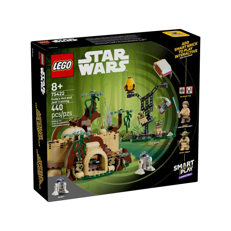 LEGO 75422 SMART Play: Choza de Yoda y Entrenamiento Jedi