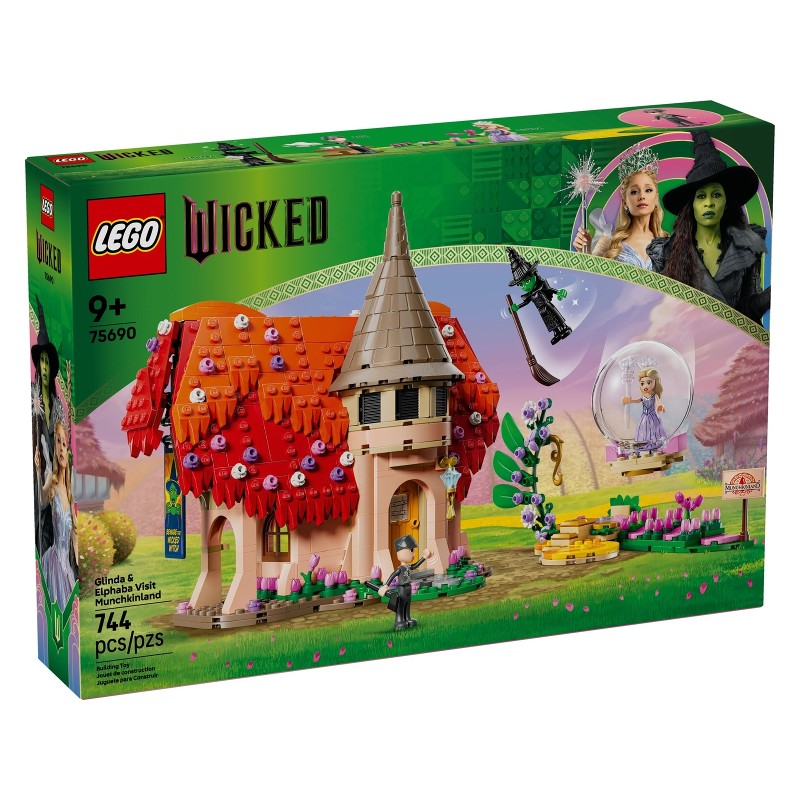 LEGO 75690 Glinda y Elphaba Visitan Munchkinland