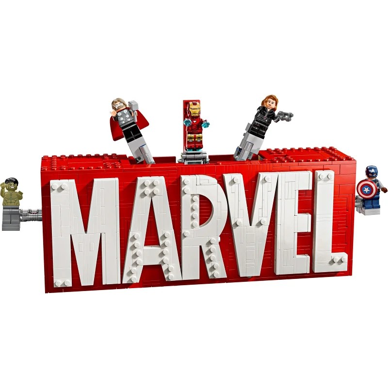 LEGO 76313 Logotipo MARVEL y Minifiguras — foto 2