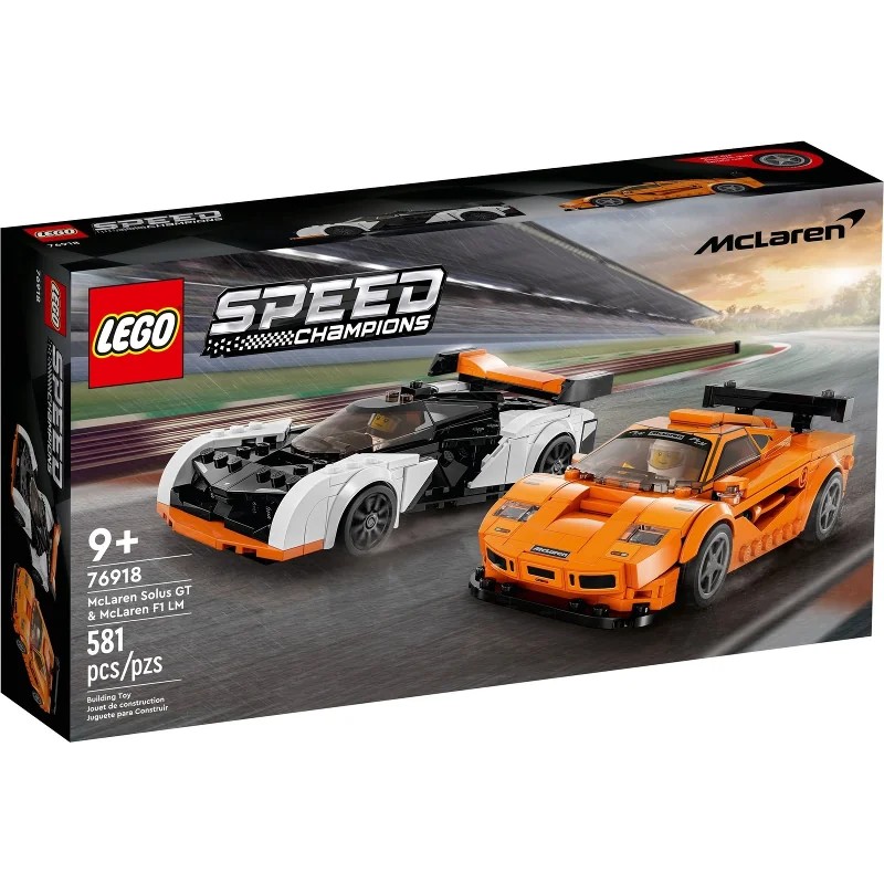 LEGO 76918 McLaren Solus GT y McLaren F1 LM