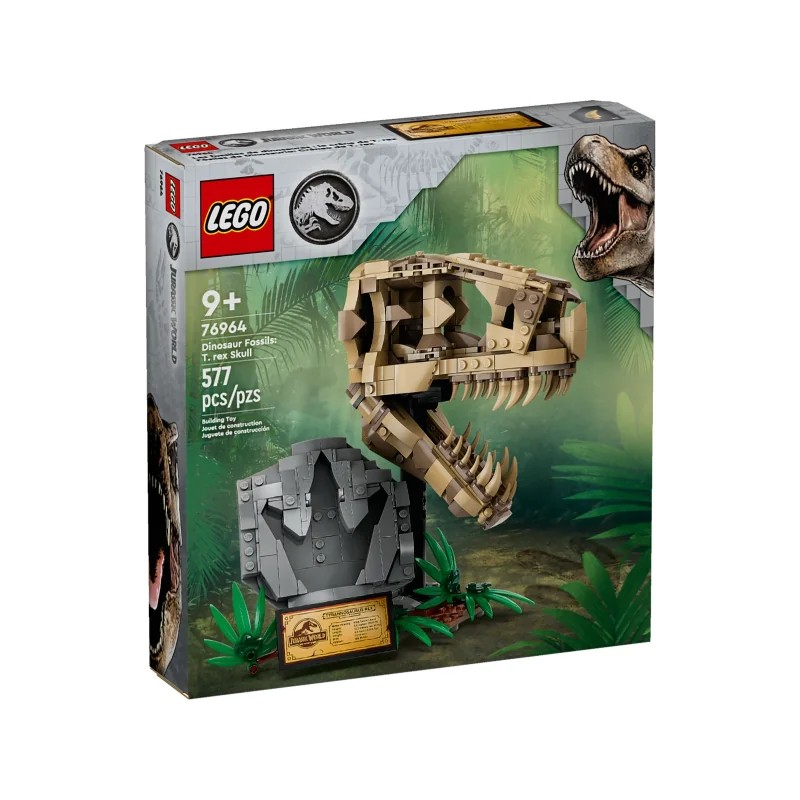 LEGO 76964 Fósiles de Dinosaurio: Cráneo de T. rex