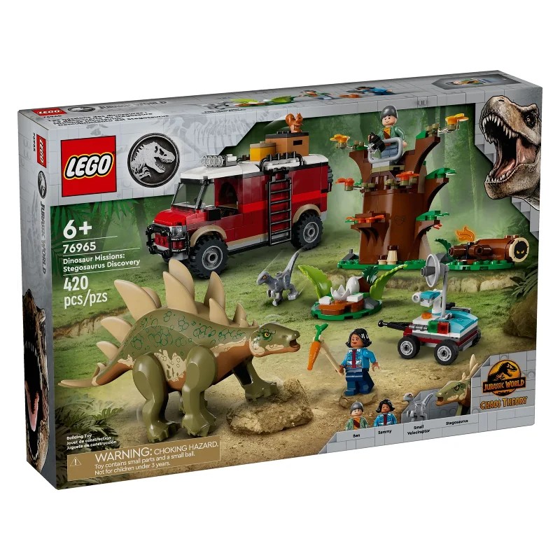 LEGO 76965 Misiones Dinosaurio: Descubrimiento del Stegosaurus