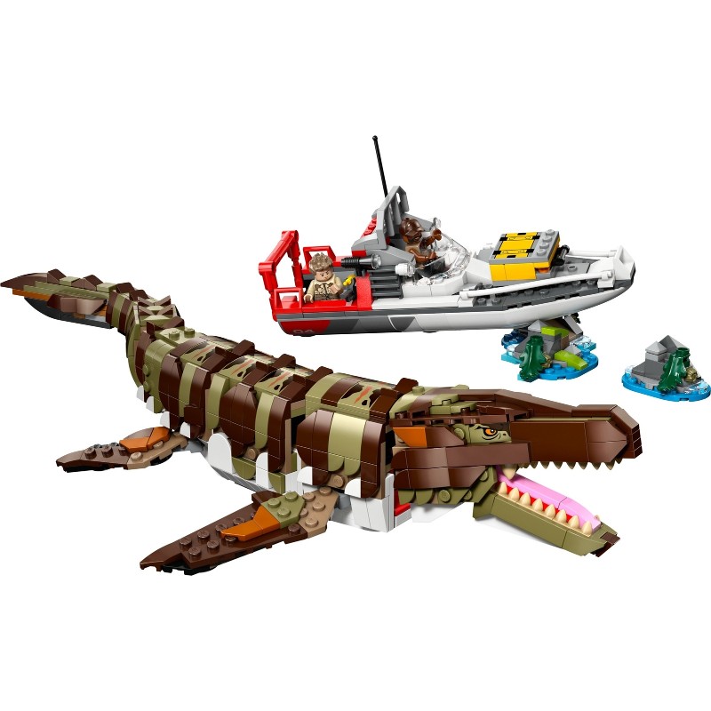 LEGO 76974 Misión Naval: Mosasaurus Construible — foto 2