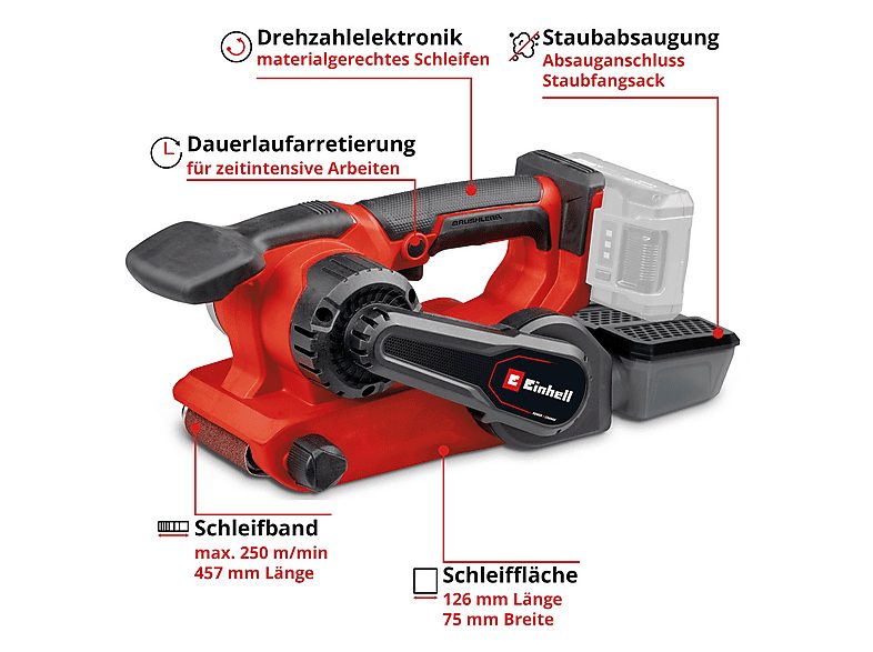 Lijadora  - 4466270 EINHELL, Red — foto 2