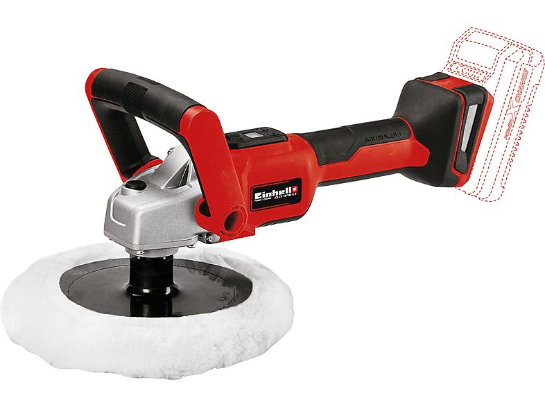 EINHELL Lijadora  - CE-CP 18/180 Li E-Solo EINHELL, Rojo